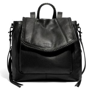 Aimee Kestenberg Black Leather All For Love Convertible Backpack